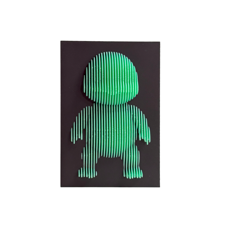 Squirtle Layered 3D Wall Sculpture (Fan Art Inspired)